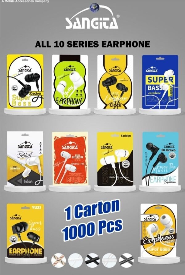 SANGITA  ALL 10 SERIES EARPHONE Super Bass