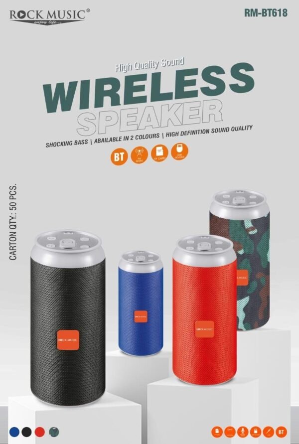 Rock music wireless Bluetooth speaker