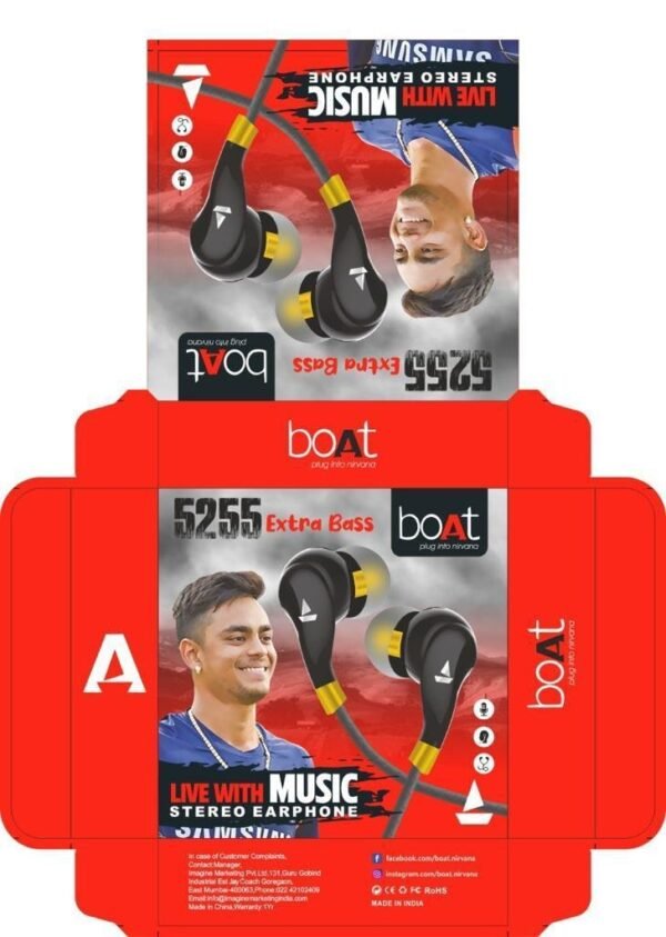 boat STEREO Earphone extra bass