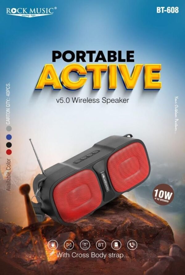 PORTABLE ACTIVE Wireless Speaker 10W