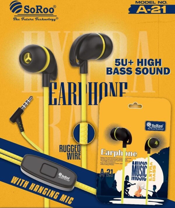 Soroo  EARPHONE ENJOY THE MUSIC LIFE