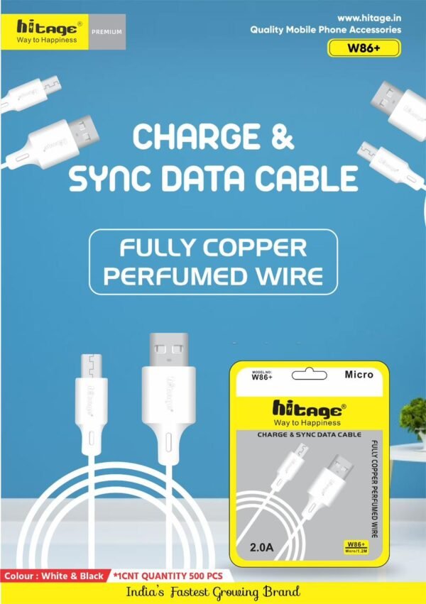 CHARGE & SYNC DATA CABLE