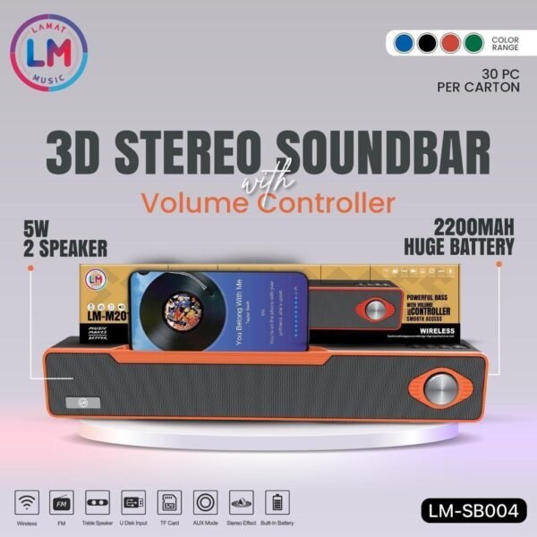 LM  MUSIC 3D STEREO SOUND BAR