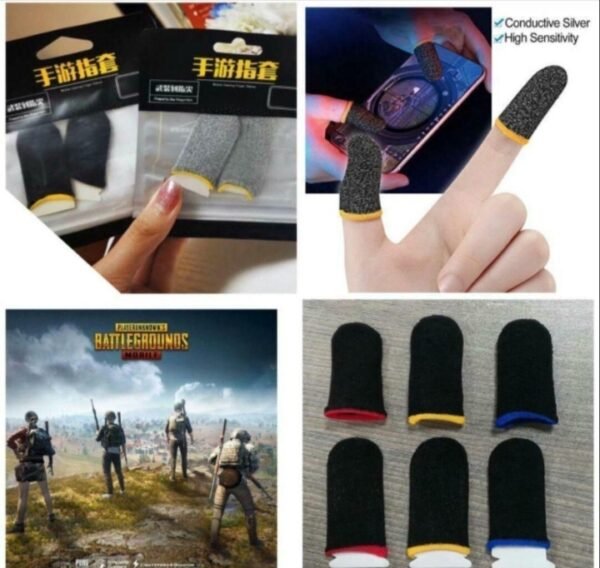 Finger Sleeve Game Controller for PUBG, Free Fire - 1 Pair