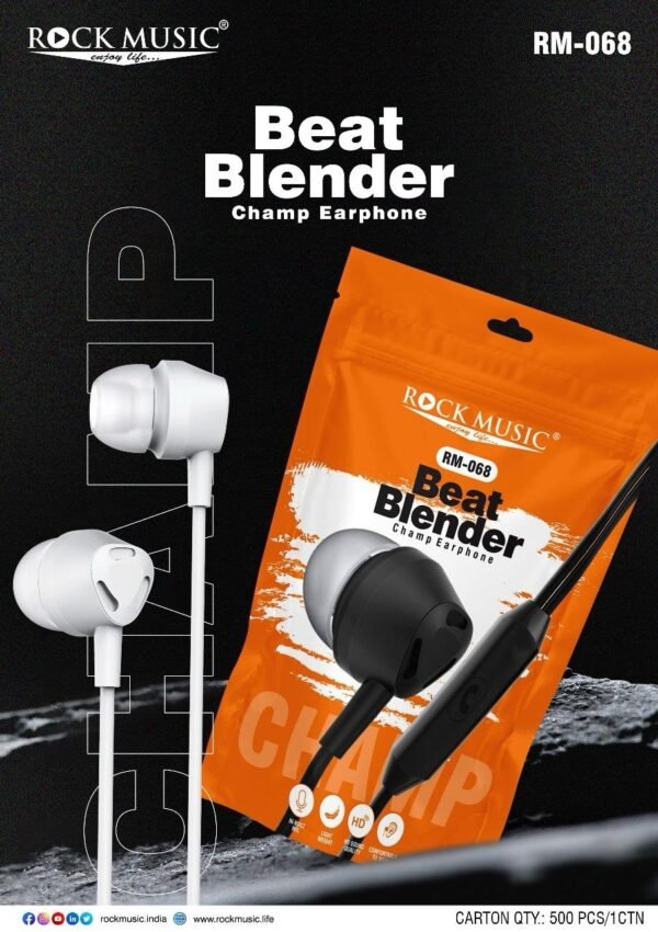Rock music Earphone